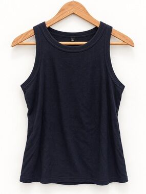 Banana Republic Navy Ribbed Tank Top